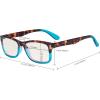 imageEyekepper Classic Vintage Style Reading Glasses BlackTortoiseRedblock Blue Light Lens