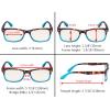 imageEyekepper Classic Vintage Style Reading Glasses BlackTortoiseRedblock Blue Light Lens