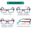 imageEyekepper Classic Vintage Style Reading Glasses BlackTortoiseblueClear Lens