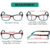 imageEyekepper Classic Vintage Style Reading Glasses BlackTortoisegreenClear Lens