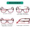 imageEyekepper Classic Vintage Style Reading Glasses BlackTortoiseredClear Lens