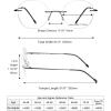 imageEyekepper Frameless Reading Glasses Women  Round Rimless Readers Men Red 2503 Pack MixblueRedPurple