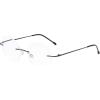 imageEyekepper Frameless Reading Glasses Women  Round Rimless Readers Men Red 250Black