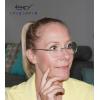 imageEyekepper Frameless Reading Glasses Women  Round Rimless Readers Men Red 250Blue
