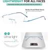 imageEyekepper Frameless Reading Glasses Women  Round Rimless Readers Men Red 250Blue