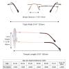 imageEyekepper Frameless Reading Glasses Women  Round Rimless Readers Men Red 250Gold