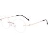 imageEyekepper Frameless Reading Glasses Women  Round Rimless Readers Men Red 250Gold