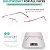 imageEyekepper Frameless Reading Glasses Women  Round Rimless Readers Men Red 250Red
