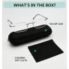 imageEyekepper Frameless Reading Glasses for Men Reading  Rectangle Rimless Reader Eyeglasses Black 225Black