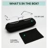 imageEyekepper Frameless Reading Glasses for Men Reading  Rectangle Rimless Reader Eyeglasses Black 225Blue