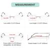 imageEyekepper Frameless Reading Glasses for Men Reading  Rectangle Rimless Reader Eyeglasses Black 225Brown
