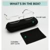 imageEyekepper Frameless Reading Glasses for Men Reading  Rectangle Rimless Reader Eyeglasses Black 225Gold