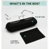 imageEyekepper Frameless Reading Glasses for Men Reading  Rectangle Rimless Reader Eyeglasses Black 225Gunmetal