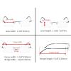 imageEyekepper Frameless Reading Glasses for Men Reading  Rectangle Rimless Reader Eyeglasses Black 225Silver
