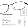 imageEyekepper Mens Womens Reading Glasses Bendable Titanium Memory ReadersR1704 Gunmetal