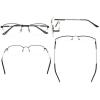 imageEyekepper Mens Womens Reading Glasses Bendable Titanium Memory ReadersR1704 Gunmetal