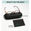 imageEyekepper Oval Round Reading Glasses Women Men Small Vintage Reader Eyeglasses Mini with Spring HingesGreen