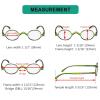 imageEyekepper Oval Round Reading Glasses Women Men Small Vintage Reader Eyeglasses Mini with Spring HingesGreen