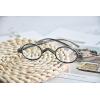 imageEyekepper Oval Round Reading Glasses Women Men Small Vintage Reader Eyeglasses Mini with Spring HingesGrey