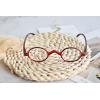 imageEyekepper Oval Round Reading Glasses Women Men Small Vintage Reader Eyeglasses Mini with Spring HingesRed