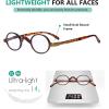 imageEyekepper Oval Round Reading Glasses Women Men Small Vintage Reader Eyeglasses Mini with Spring HingesTortoise