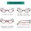 imageEyekepper Oval Round Reading Glasses Women Men Small Vintage Reader Eyeglasses Mini with Spring HingesTortoise