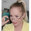 imageEyekepper Reader Small Lens Rimless Reading Glasses Men WomenGrey Arm
