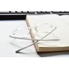 imageEyekepper Reader Small Lens Rimless Reading Glasses Men WomenSilver Arm