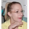 imageEyekepper Reader Small Lens Rimless Reading Glasses Men WomenYellow Arm