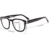 imageEyekepper Reading Glasses Professor Vintage Stylish Square Oversized Readers Men Women AntiBrown 05Antibrown
