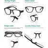 imageEyekepper Reading Glasses Professor Vintage Stylish Square Oversized Readers Men Women AntiBrown 05Antigrey