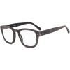 imageEyekepper Reading Glasses Professor Vintage Stylish Square Oversized Readers Men Women AntiBrown 05Antigrey