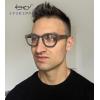 imageEyekepper Reading Glasses Professor Vintage Stylish Square Oversized Readers Men Women AntiBrown 05Antigrey