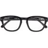 imageEyekepper Reading Glasses Professor Vintage Stylish Square Oversized Readers Men Women AntiBrown 05Black