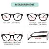 imageEyekepper Reading Glasses Professor Vintage Stylish Square Oversized Readers Men Women AntiBrown 05Black