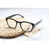 imageEyekepper Reading Glasses Professor Vintage Stylish Square Oversized Readers Men Women AntiBrown 05Black