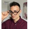 imageEyekepper Reading Glasses Professor Vintage Stylish Square Oversized Readers Men Women AntiBrown 05Tortoiseshell