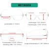 imageEyekepper Spring Hinges Vintage Reading Glasses Men with Case Grey Lens Sunshine ReadersTransparent