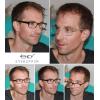 imageEyekepper Spring Hinges Vintage Reading Glasses Men with Case Grey Lens Sunshine ReadersTransparent