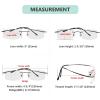 imageEyekepper Titanium Rimless Reading Glasses Readers Men GunmetalLens Width 51mmblack