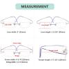 imageEyekepper Titanium Rimless Reading Glasses Readers Men Women Gunmetal 15Lens Width 51mmpurple