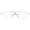 imageEyekepper Titanium Rimless Round Reading Glasses Circle Readers Silver 43Blue