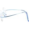 imageEyekepper Titanium Rimless Round Reading Glasses Circle Readers Silver 43Blue