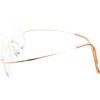 imageEyekepper Titanium Rimless Round Reading Glasses Circle Readers Silver 43Gold