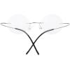 imageEyekepper Titanium Rimless Round Reading Glasses Circle Readers Silver 43Gunmetal
