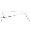 imageEyekepper Titanium Rimless Round Reading Glasses Circle Readers Silver 43Purple