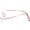 imageEyekepper Titanium Rimless Round Reading Glasses Circle Readers Silver 43Red