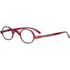 imageEyekepper Oval Round Reading Glasses Women Men Small Vintage Reader Eyeglasses Mini with Spring HingesRed