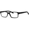 imageEyekepper Spring Hinges Vintage Reading Glasses Men with Case Grey Lens Sunshine ReadersBlack