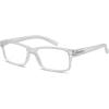 imageEyekepper Spring Hinges Vintage Reading Glasses Men with Case Grey Lens Sunshine ReadersTransparent